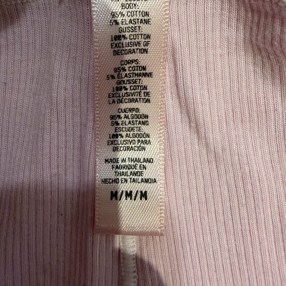 SKIMS Pink Ribbed Shorts - Picture 4 of 6